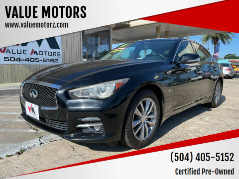 2014 Infiniti Q50 for sale at VALUE MOTORS in Kenner LA