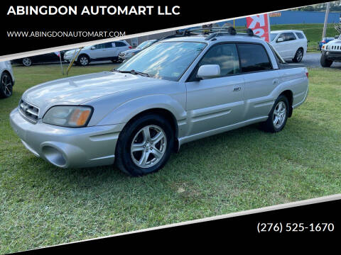 2003 Subaru Baja for sale at ABINGDON AUTOMART LLC in Abingdon VA