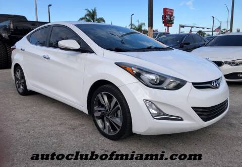 2014 Hyundai Elantra for sale at AUTO CLUB OF MIAMI, INC in Miami FL