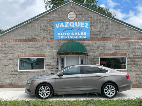 2017 Chevrolet Impala for sale at VAZQUEZ AUTO SALES in Bloomington IL