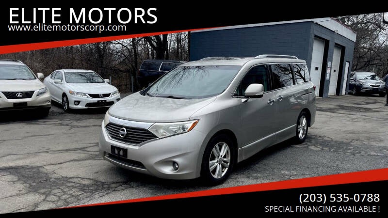 2011 Nissan Quest for sale at ELITE MOTORS in West Haven CT