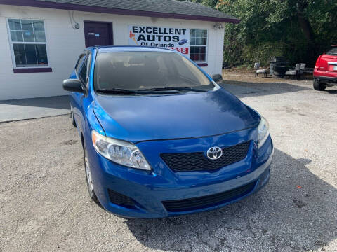 2010 Toyota Corolla for sale at Excellent Autos of Orlando in Orlando FL