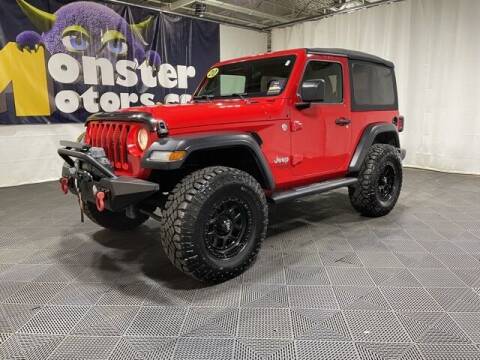 2020 Jeep Wrangler for sale at Monster Motors in Michigan Center MI