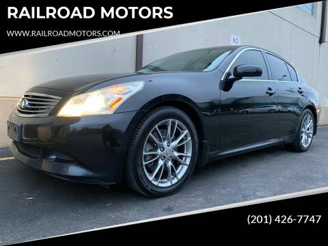 2008 Infiniti G35 for sale at RAILROAD MOTORS in Hasbrouck Heights NJ