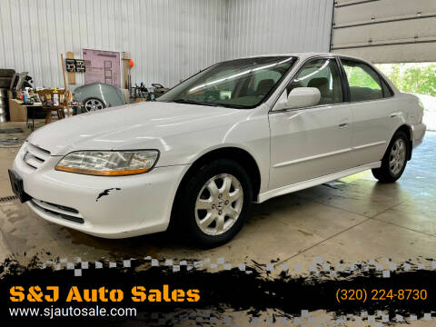 2001 Honda Accord for sale at S&J Auto Sales in South Haven MN