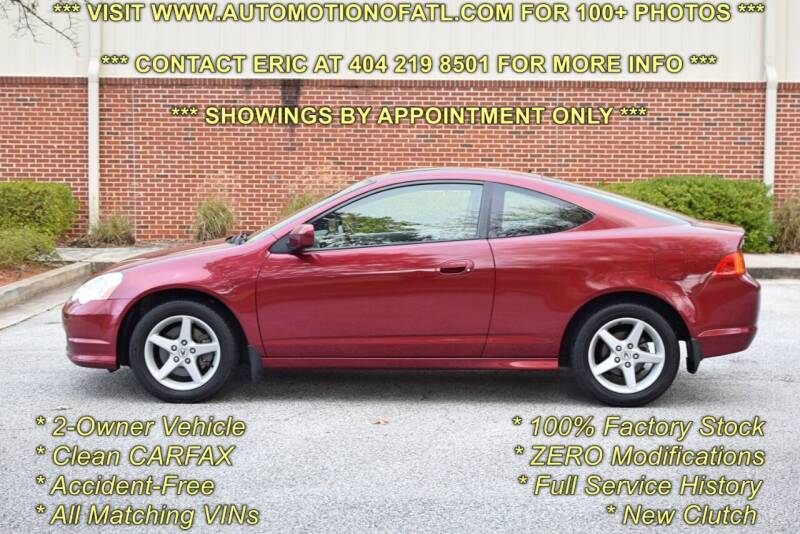 2003 Acura RSX for sale at Automotion Of Atlanta in Conyers GA