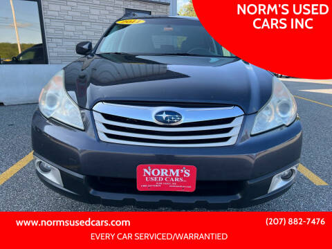 2011 Subaru Outback for sale at NORM'S USED CARS INC in Wiscasset ME