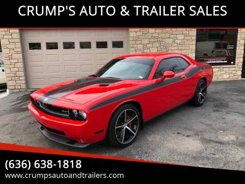 2010 Dodge Challenger for sale at CRUMP'S AUTO & TRAILER SALES in Crystal City MO