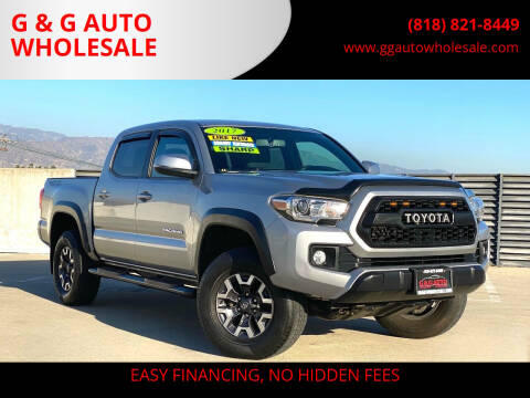 2017 Toyota Tacoma for sale at G & G AUTO WHOLESALE in North Hollywood CA