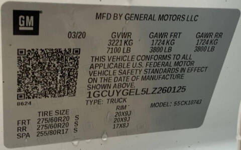 2020 Chevrolet Silverado 1500