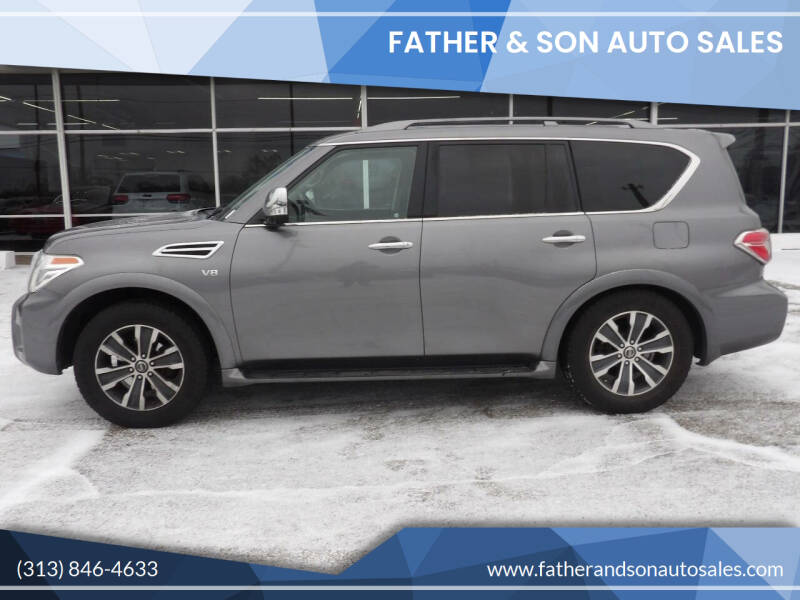 2018 Nissan Armada for sale at Father & Son Auto Sales in Dearborn MI