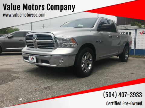 2013 RAM Ram Pickup 1500 for sale at Value Motors Company in Marrero LA