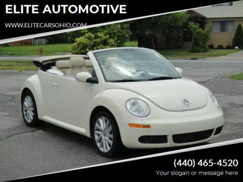 2008 Volkswagen New Beetle for sale at ELITE CARS OHIO LLC in Solon OH