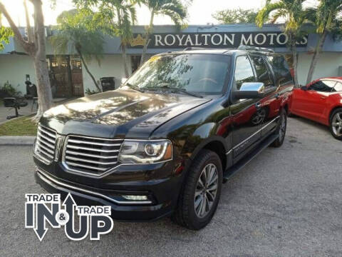 2017 Lincoln Navigator L for sale at ROYALTON MOTORS in Plantation FL