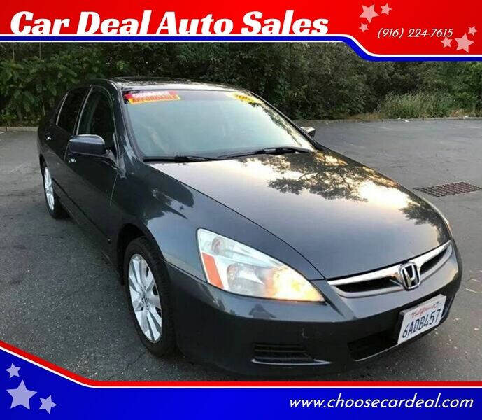 2007 Honda Accord for sale at Car Deal Auto Sales in Sacramento CA