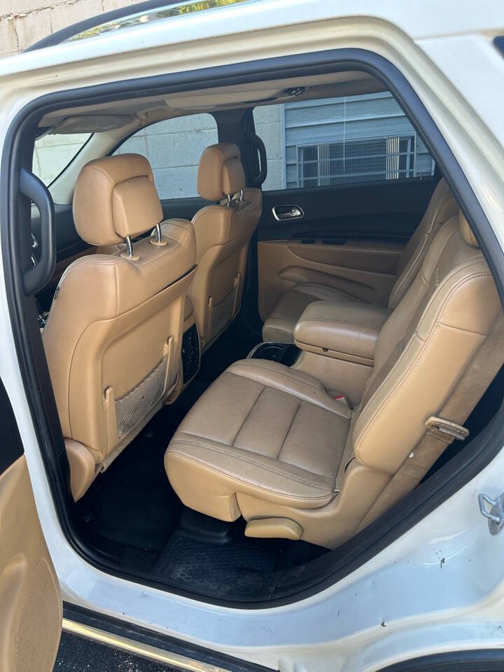 White 2012 Dodge Durango Citadel AWD Citadel 4dr SUV 7