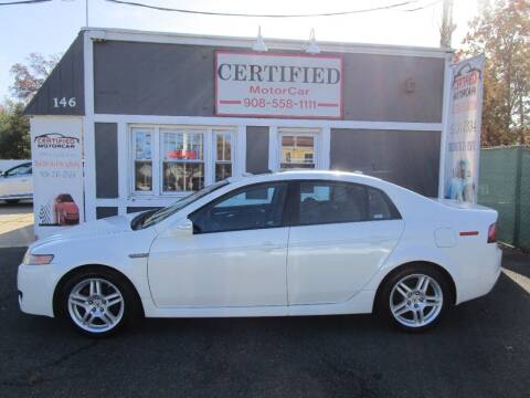 2008 Acura TL for sale at CERTIFIED MOTORCAR LLC in Roselle Park NJ