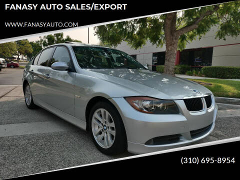 2007 BMW 3 Series for sale at FANASY AUTO SALES/EXPORT in Yorba Linda CA