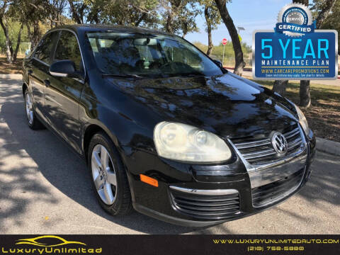 2009 Volkswagen Jetta for sale at LUXURY UNLIMITED AUTO SALES in San Antonio TX