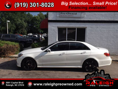 2014 Mercedes-Benz E-Class for sale at Raleigh Pre-Owned in Raleigh NC