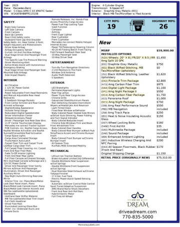 2023 Mercedes-Benz C-Class AMG C 43