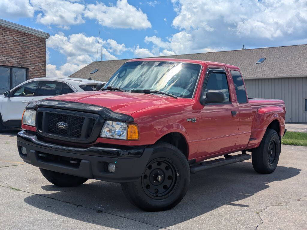 Red 2004 Ford Ranger XLT 4dr SuperCab XLT 4WD SB 1