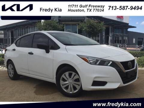 2020 Nissan Versa for sale at FREDY CARS FOR LESS in Houston TX