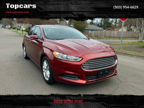 2014 Ford Fusion for sale at Topcars in Wilsonville OR