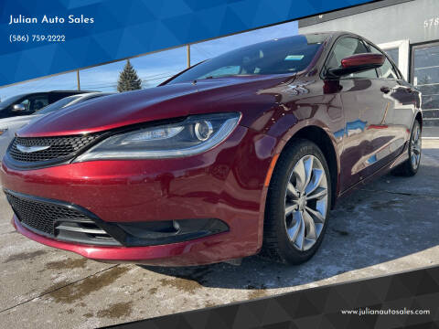 2015 Chrysler 200 for sale at Julian Auto Sales in Warren MI