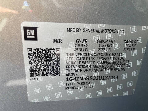 2018 Buick LaCrosse Preferred