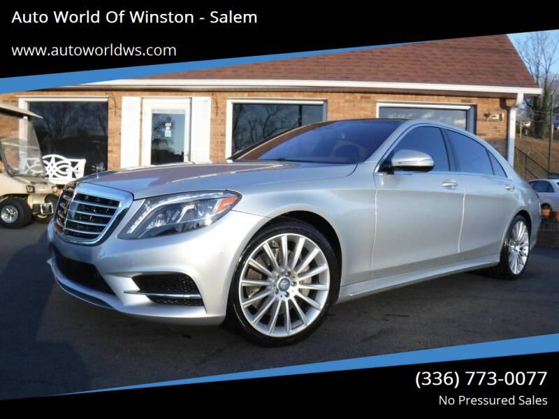 2014 Mercedes-Benz S-Class for sale at Auto World Of Winston - Salem in Winston Salem NC