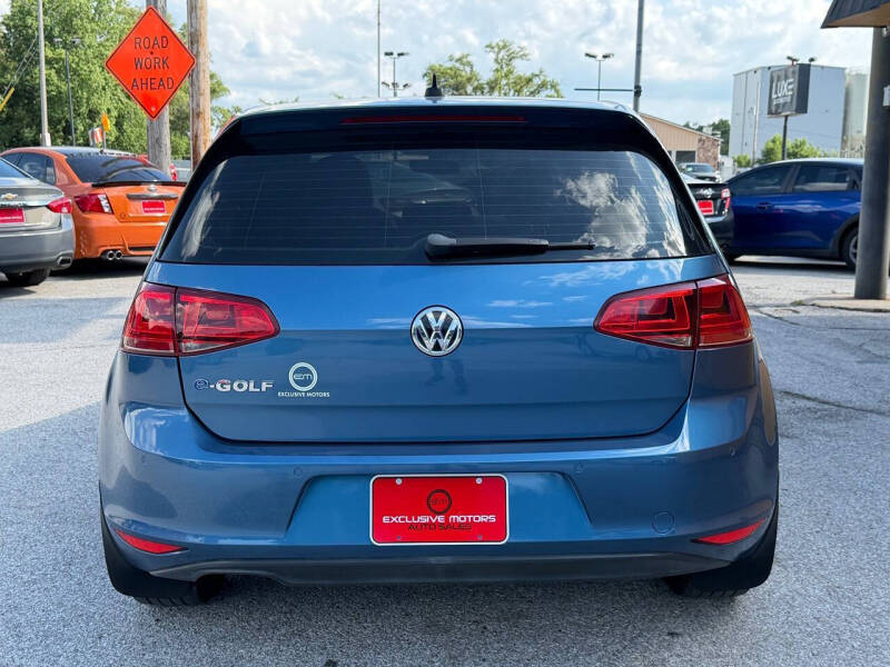2016 Volkswagen e-Golf SEL Premium