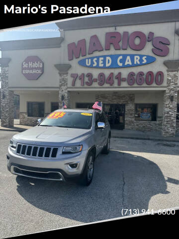 2015 Jeep Grand Cherokee for sale at Mario's Pasadena in Pasadena TX