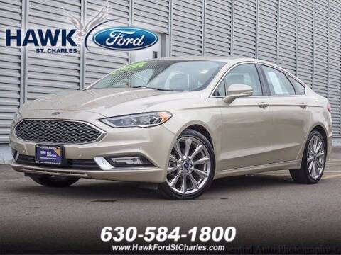 2017 Ford Fusion for sale at Hawk Ford of St. Charles in Saint Charles IL