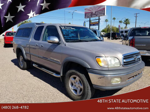 2002 Toyota Tundra for sale at 48TH STATE AUTOMOTIVE in Mesa AZ