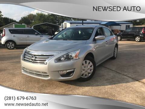 2014 Nissan Altima for sale at NEWSED AUTO INC in Houston TX