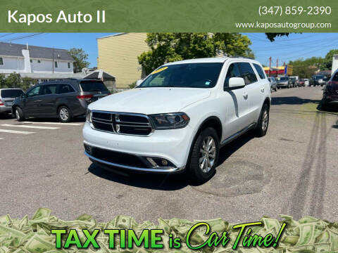 2016 Dodge Durango for sale at Kapos Auto II in Ridgewood NY