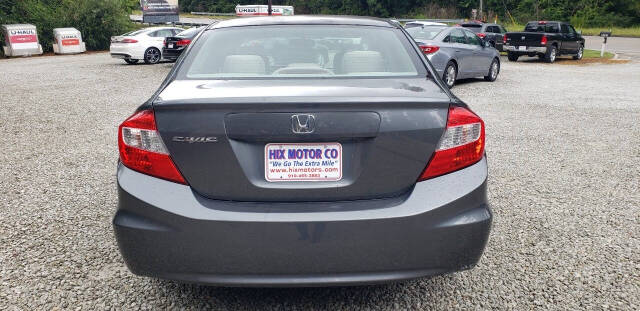 2012 Honda Civic for sale at Hix Motor Co in Jacksonville, NC