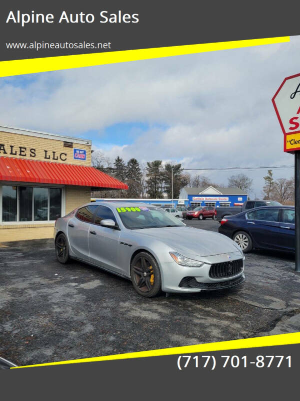 2017 Maserati Ghibli for sale at Alpine Auto Sales in Carlisle PA