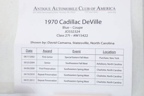 1970 Cadillac DeVille