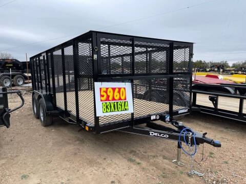 2022 DELCO  - Landscape Trailer 16' - Hea for sale at LJD Sales in Lampasas TX