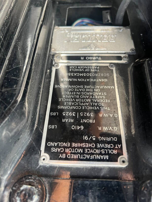 1991 Bentley Turbo R