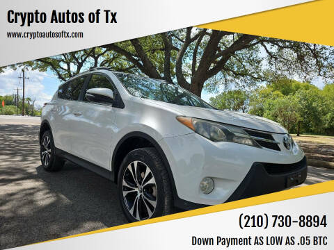 2015 Toyota RAV4 for sale at Crypto Autos of Tx in San Antonio TX