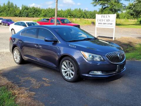 2014 Buick LaCrosse for sale at Paul's Used Cars in Lake City SC