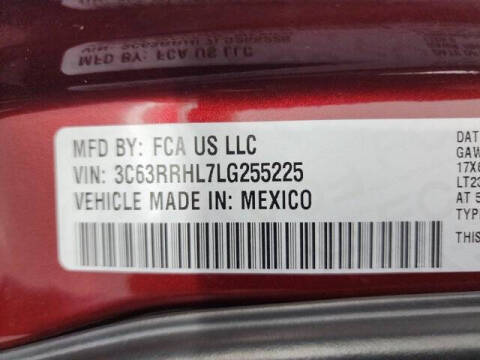 2020 RAM 3500 Big Horn