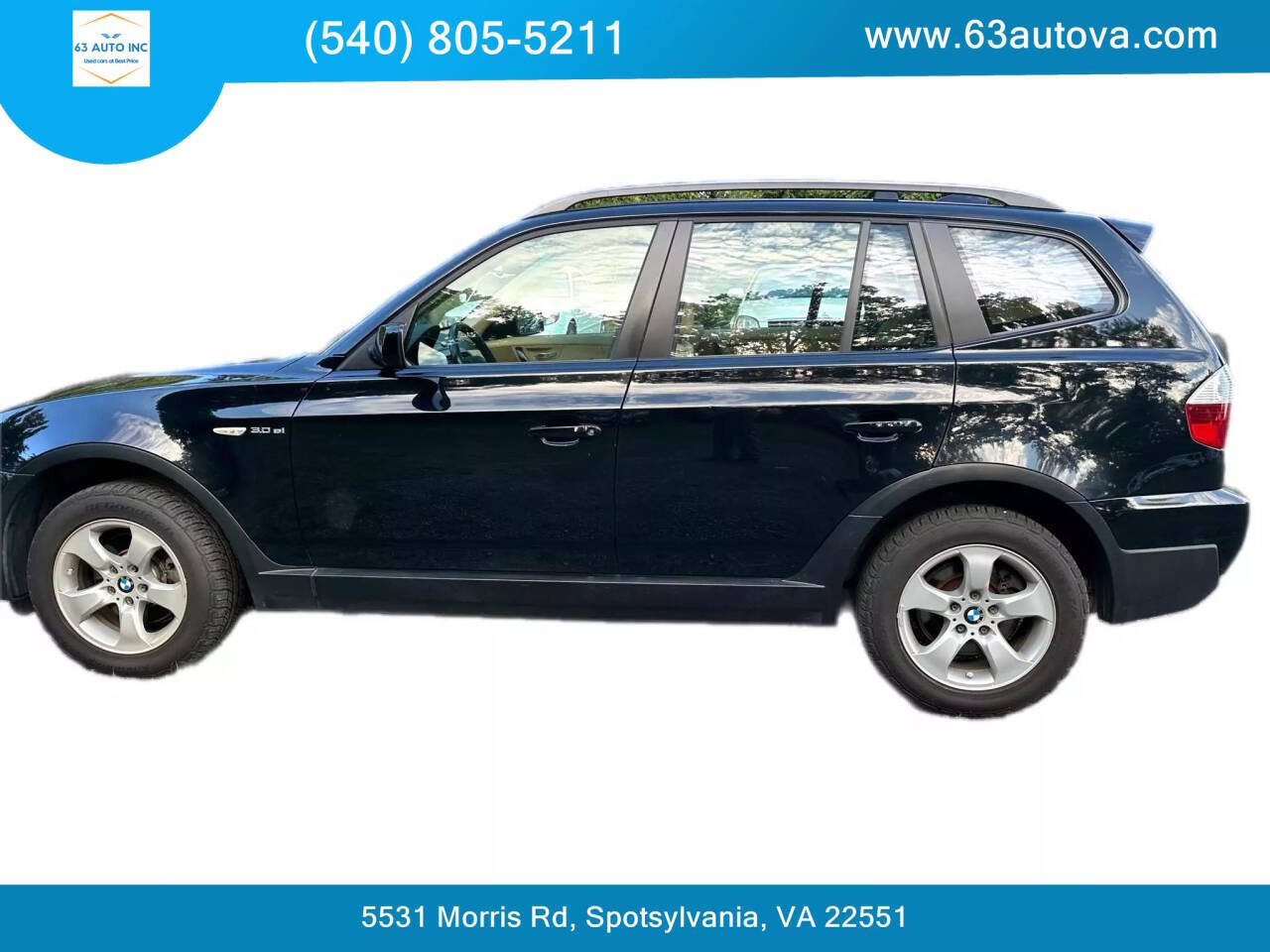 2008 BMW X3 for sale at 63 Auto Inc in Spotsylvania, VA