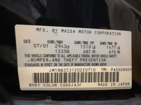 2002 Mazda MX-5 Miata