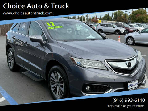 2017 Acura RDX for sale at Choice Auto & Truck in Sacramento CA