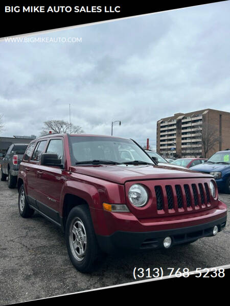 2015 Jeep Patriot for sale at BIG MIKE AUTO SALES LLC in Lincoln Park MI
