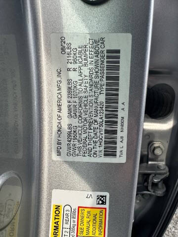 2020 Honda Accord EX-L